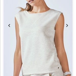NWOT Fabletics Sleeveless Sweatshirt/Skirt Set